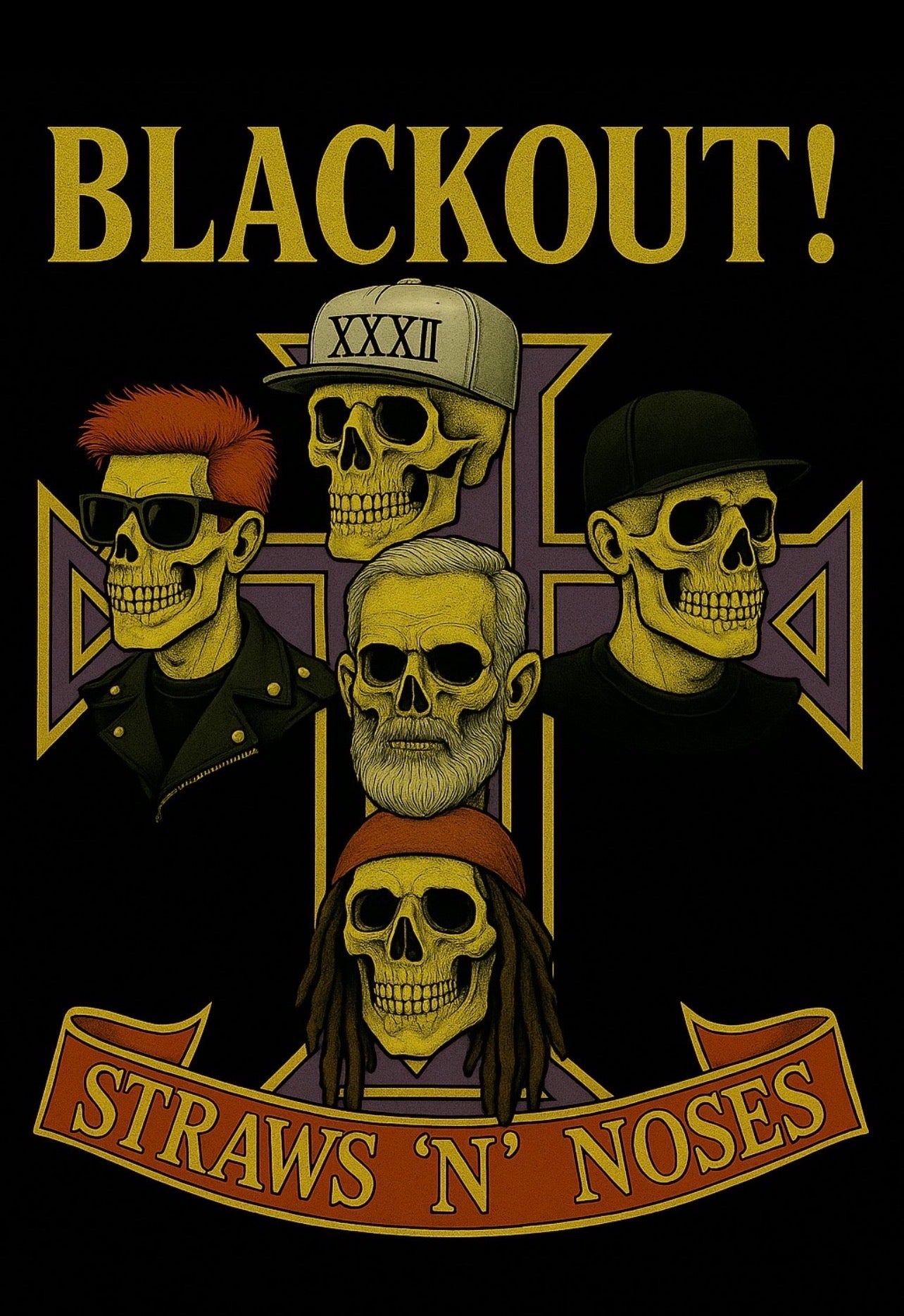 Blackout! Straws and Noses 7"  Fall 2026 Release Date
