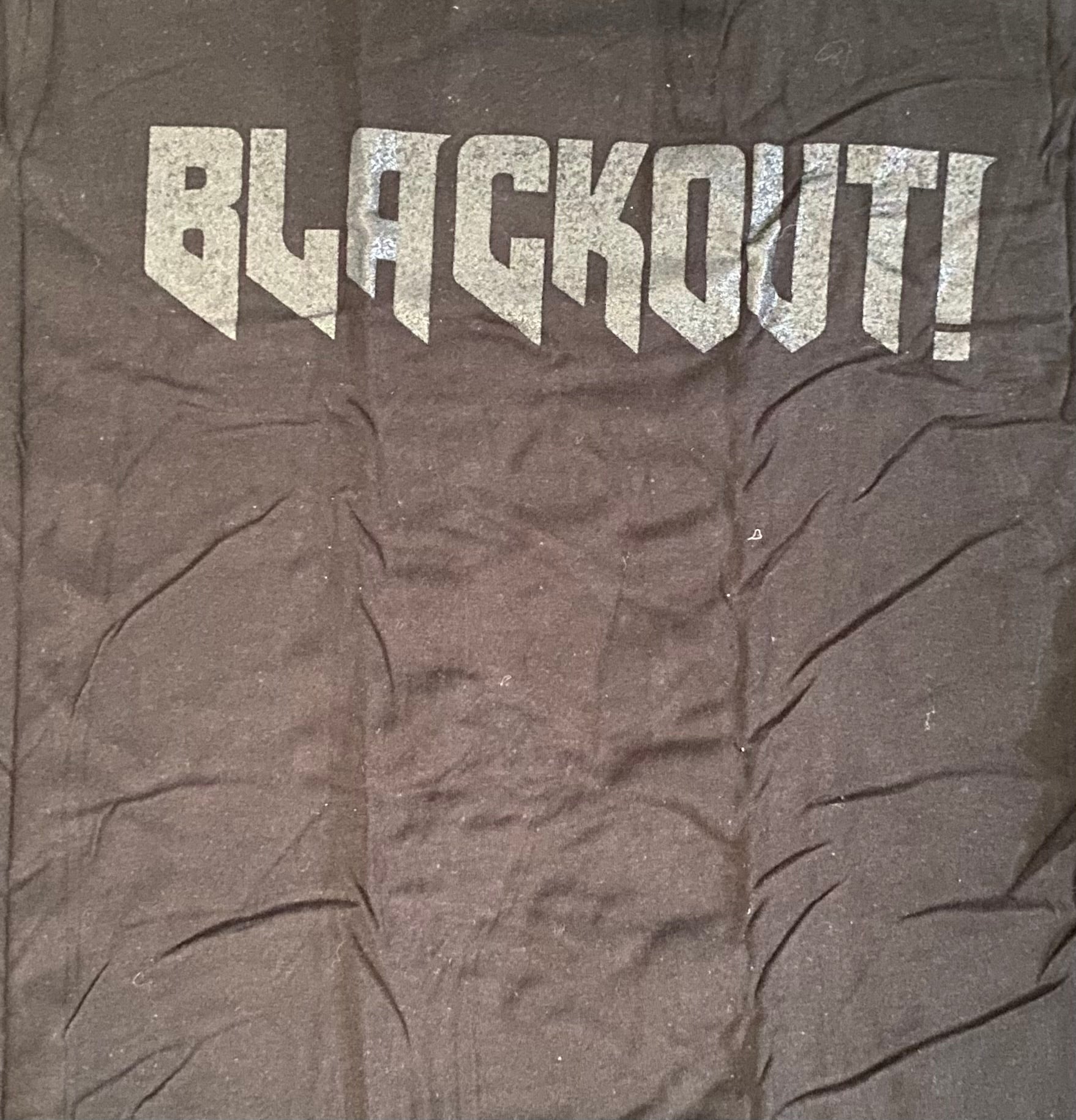 Blackout! Black Logo Tee