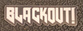 White Blackout! Sticker