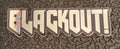 Mirrored Blackout! Sticker